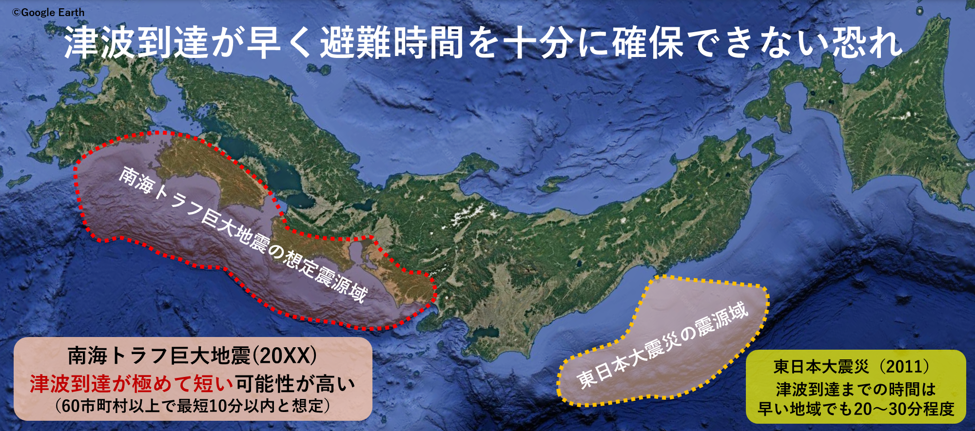 津波避難施設の背景説明図